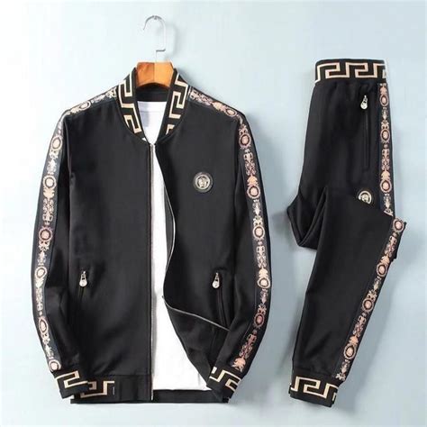 versace white jacket men's|versace tracksuit men's price.